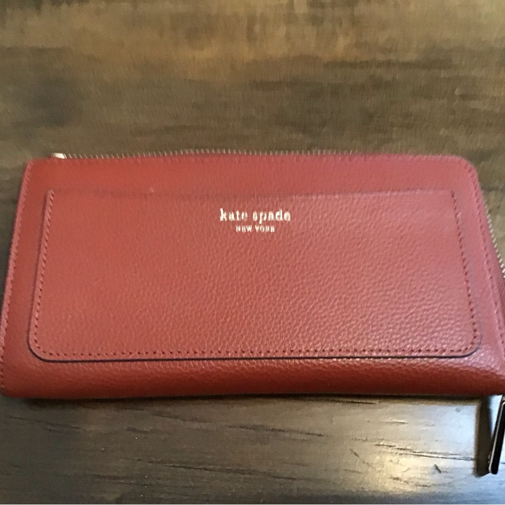 Kate Spade British Tan Leather Wallet